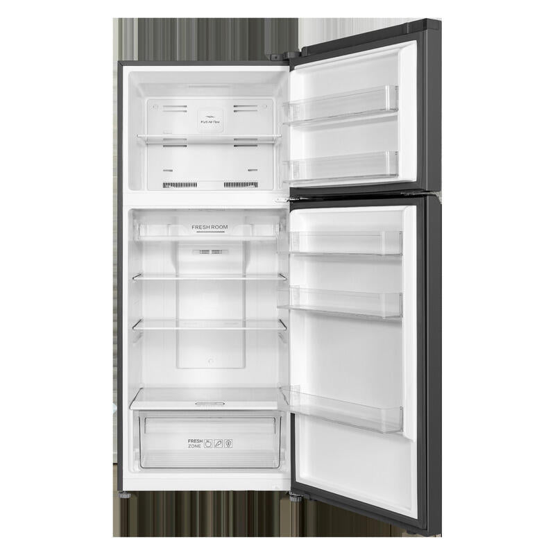 TCL 420L Top Mount Fridge Freezer - Crystal Ash Grey