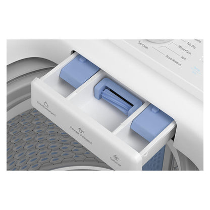 TCL 10kg Top Load Washer with Rear Control