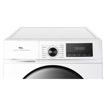 TCL 7.5kg Front Load Washing Machine - White