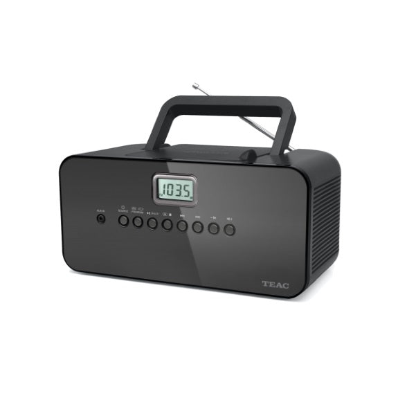 TEAC Portable CD Player with AM/FM Radio - Black