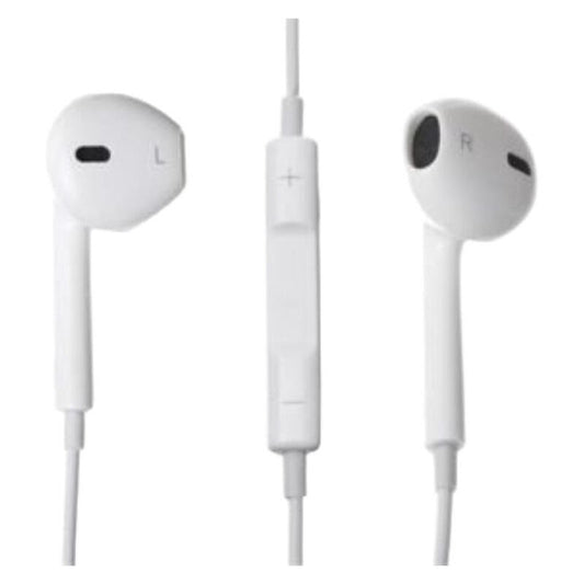 Techano 3.5mm Earphones - White (No Frills)