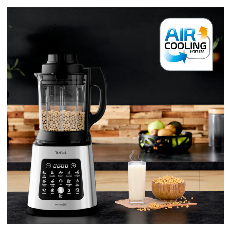 Tefal PerfectMix Heating Hot & Cold High Speed Blender - Silver