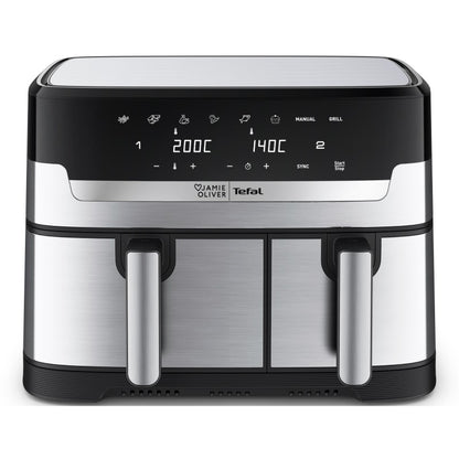 Tefal 8.3L Jamie Oliver Dual Easy Fry Deluxe XXL Air Fryer