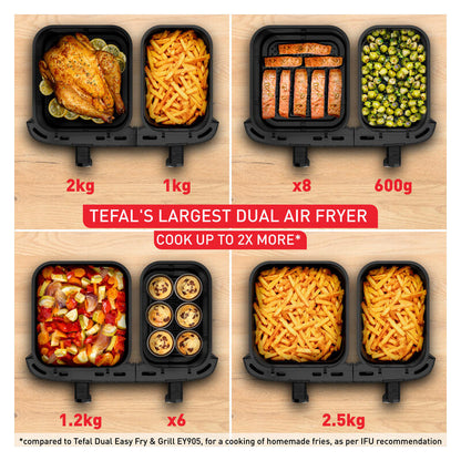 Tefal Dual Easy Fry & Grill Air Fryer