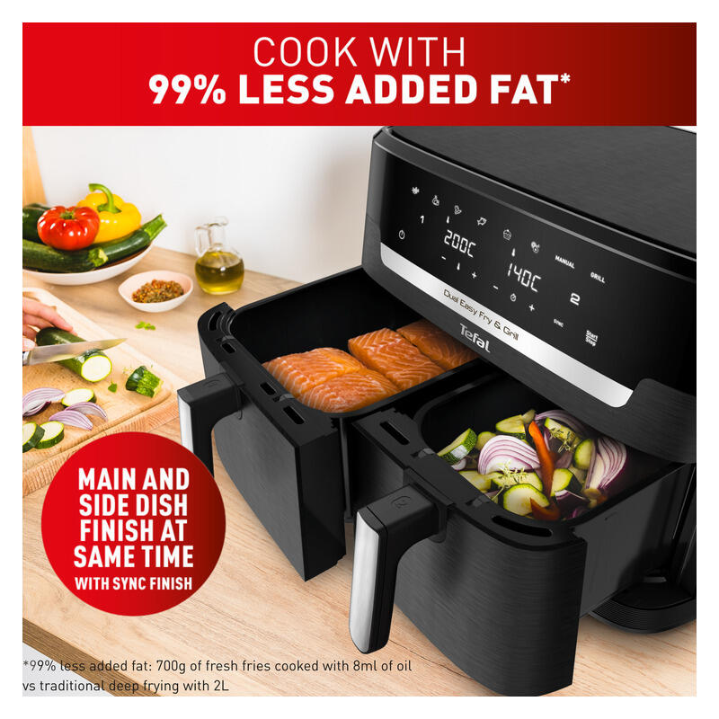 Tefal Dual Easy Fry & Grill Air Fryer