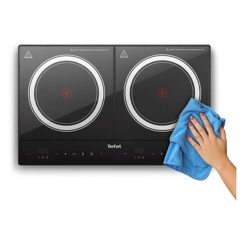 Tefal Dual Express Benchtop Induction Cooktop - Black (IH9038)
