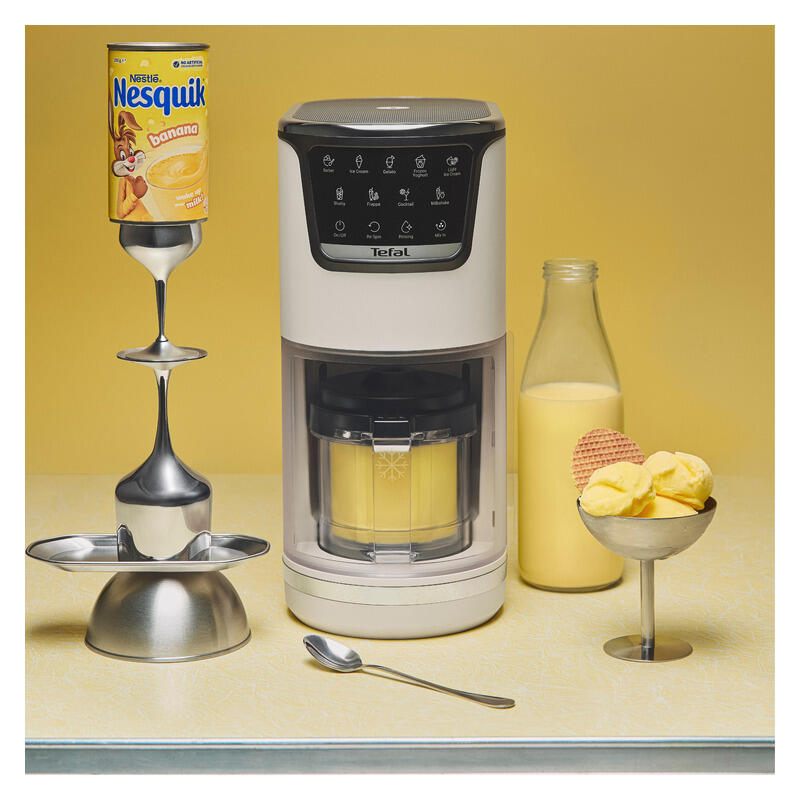 Tefal Dolci Rise Drinks & Dessert Maker with Nesquik Tins - White