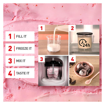 Tefal Dolci Rise Drinks & Dessert Maker with Nesquik Tins - White