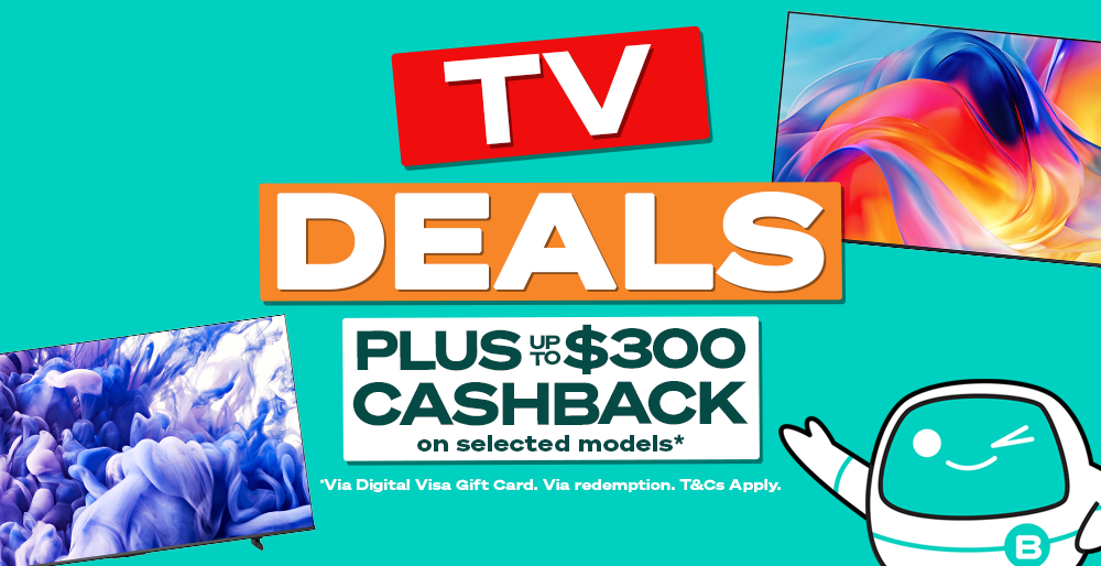 TV & Tech Deals Plus Up to $300 Cashback*