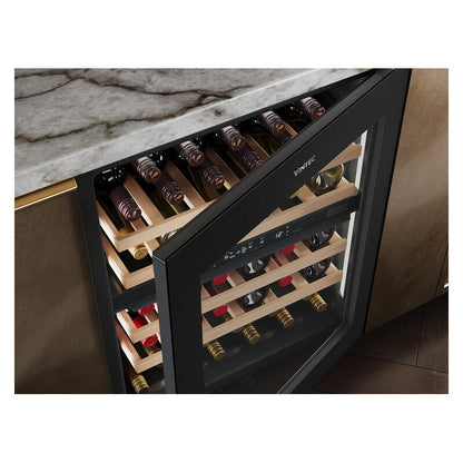 Vintec 40 Bottle Dual Zone Wine Fridge Cabinet - Black