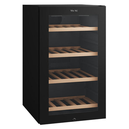 Vintec 35 Bottle Under-Counter Wine Fridge Cabinet - Black