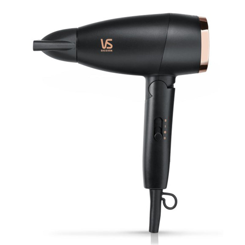VS Sassoon Pro Wanderlust Hair Dryer - Black/Rose Gold