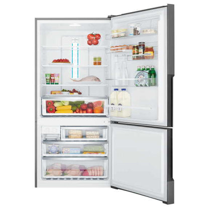 Westinghouse 496-Liter Bottom Mount Refrigerator - Black Stainless Steel