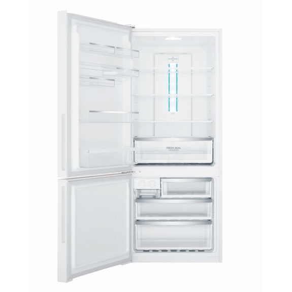 Westinghouse 425 Litre Bottom Mount Refrigerator - White