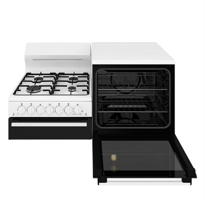 Westinghouse 110cm Elevated Electric Freestanding Oven with Gas Cooktop & Seperate Grill