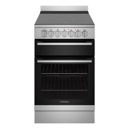 Westinghouse 54cm Freestanding Electric Cooker - Stainless Steel
