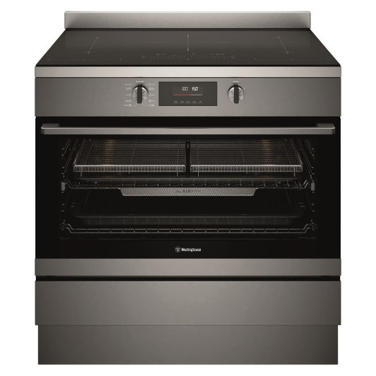 Westinghouse 90cm Freestanding Electric Cooker - Dark Stainless Steel