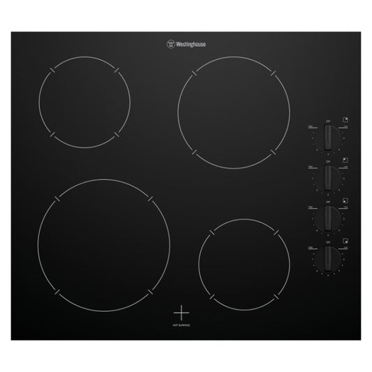 Westinghuse 60cm 4-Zone Cermaic Cooktop - Black (Series 3)