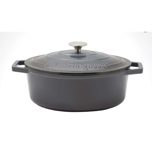 Westinghouse 30cm 5L Oval Cast Iron Pot