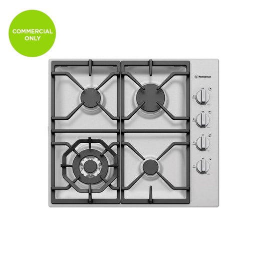 Westinghouse 60cm Gas Hob - Stainless Steel