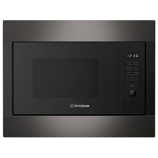 Westinghouse 25L Built-In Microwave Oven - Dark Stainless Steel