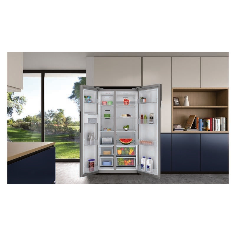 Westinghouse 624L Side by Side Refrigerator - Silver