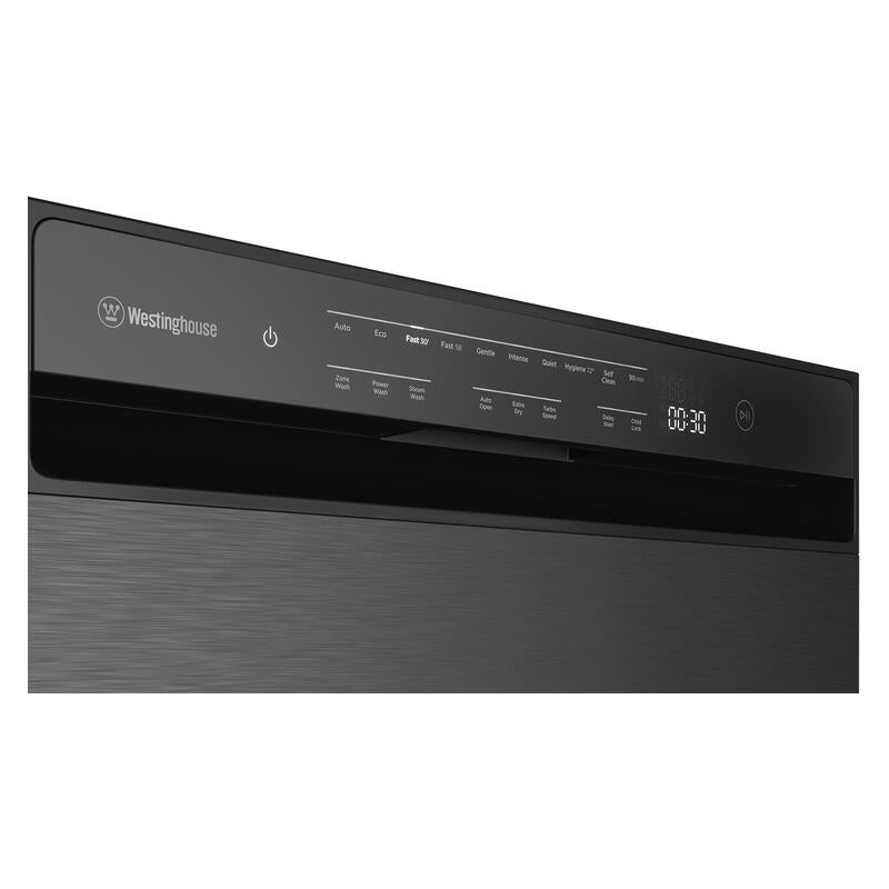 Westinghouse 60cm Built Under Dishwasher - Dark Stainless Steel