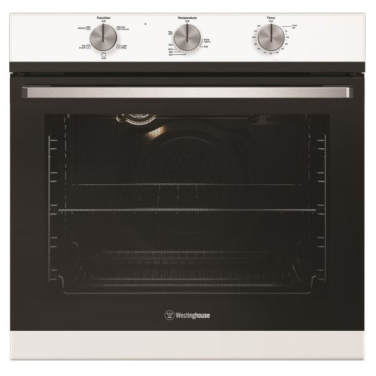 Westinghouse 60cm Built-In Oven with 5 Functions - White