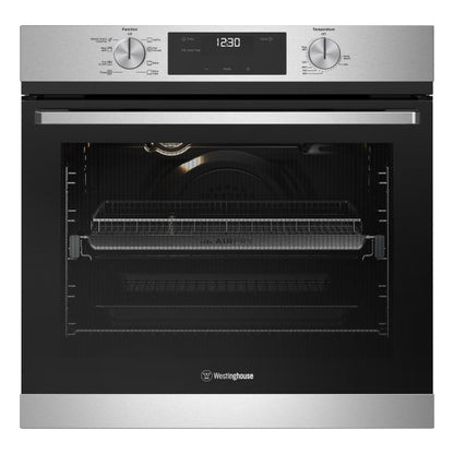 Westinghouse 60cm Built-In Oven with 8 Functions - Stainless Steel