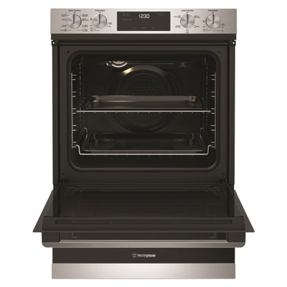 Westinghouse 60cm Built-In Double Oven with 8 + 5 Functions - Stainless Steel
