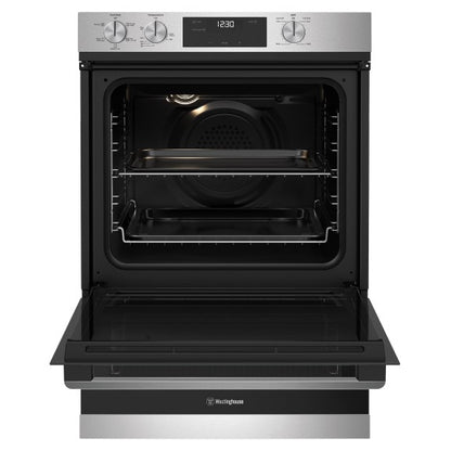 Westinghouse 60cm Multifunction Separate Grill 5 Oven - Stainless Steel
