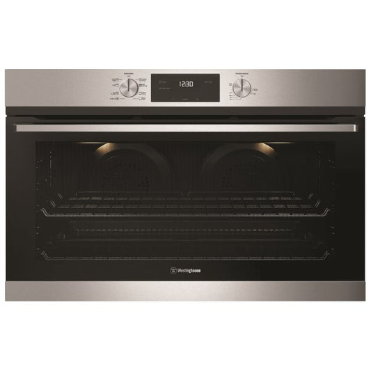 Westinghouse 90cm Built-In Large Oven with 8 Functions - Stainless Steel