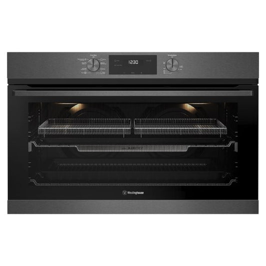 Westinghouse 90cm Built-In Large Oven with 8 Functions - Dark Stainless Steel