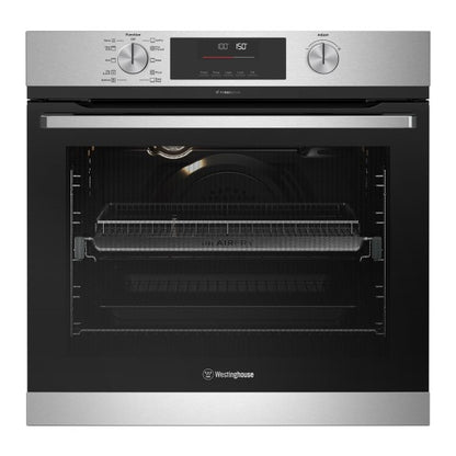 Westinghouse 60cm Pyrolytic Built-In Oven with 10 Functions - Stainless Steel