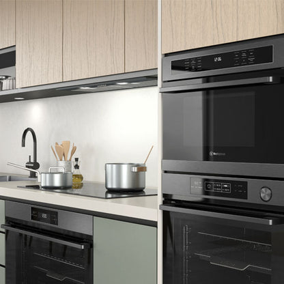 Westinghouse 45cm Built-In Combination Microwave Oven with 10 Functions - Dark Stainless Steel